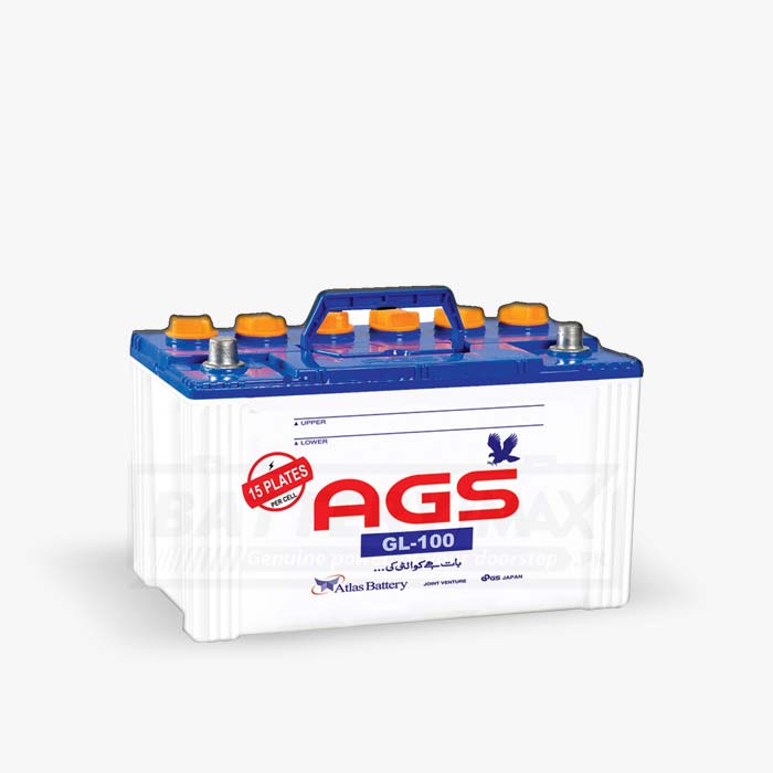 AGS GL-100 Lead Acid Car Battery | 80 Ah | 15PL