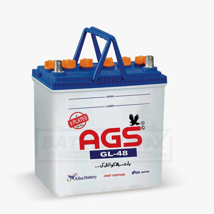 AGS GL-48 Lead Acid Car Battery | 35 Ah | 9PL