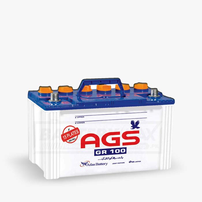 AGS GR-100 Lead Acid Car Battery | 80 Ah | 15PL