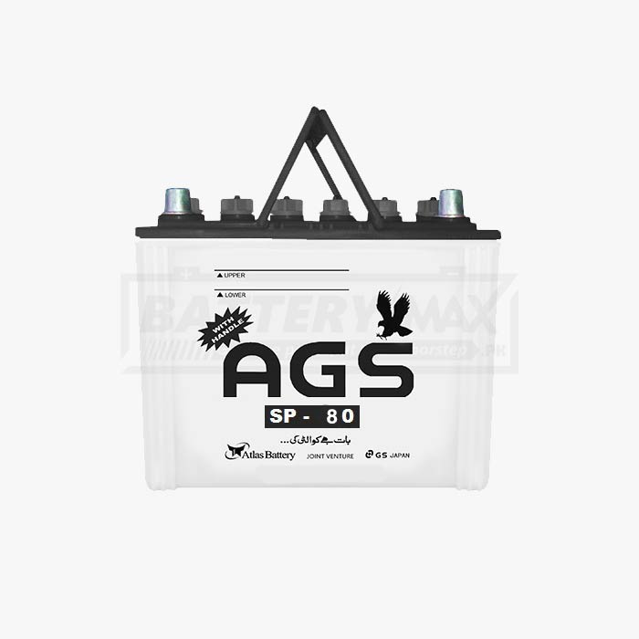 AGS SP-80 Lead Acid Car Battery | 50 Ah | 9PL