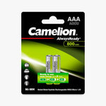 Camelion AlwaysReady Ni-MH AAA 800mAh Rechargeable HR03 NiMH Battery | 2 Pack