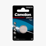 Camelion Button Cell CR2016 Lithium Manganese Dioxide (Li-MnO2) Battery | 1 Pack