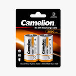 Camelion Ni-MH Rechargeable D 2500mAh Rechargeable HR20 NiMH Battery | 2 Pack