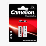 Camelion Plus Alkaline 9V PP3 6LR61 Alkaline Battery | 1 Pack