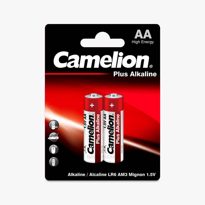 Camelion Plus Alkaline AA LR6 Alkaline Battery | 2 Pack