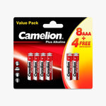 Camelion Plus Alkaline AAA LR03 Alkaline Battery | 12 Pack