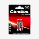 Camelion Plus Alkaline AAA LR03 Alkaline Battery | 2 Pack