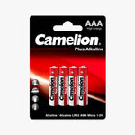 Camelion Plus Alkaline AAA LR03 Alkaline Battery | 4 Pack