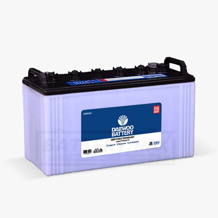 Daewoo DIB-165 Deep Cycle Lead Acid UPS & Solar Battery | 115 Ah