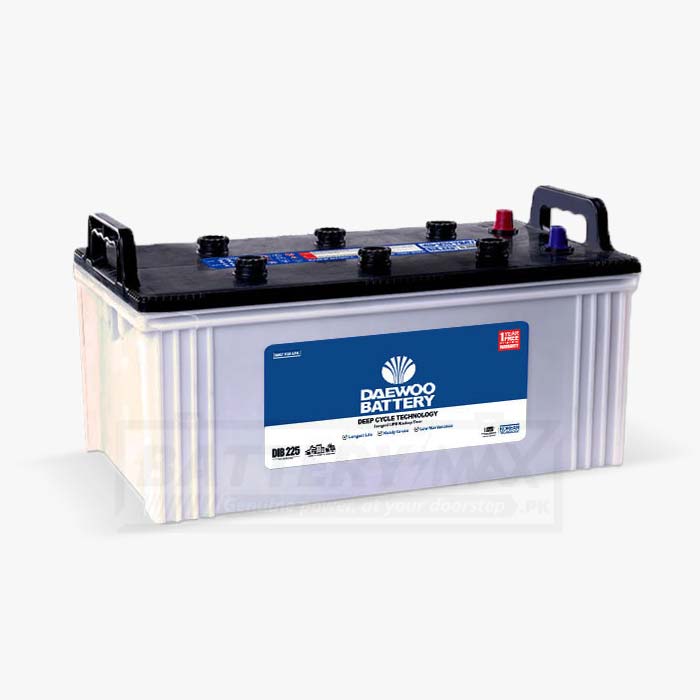 Daewoo DIB-225 Deep Cycle Lead Acid UPS & Solar Battery | 200 Ah