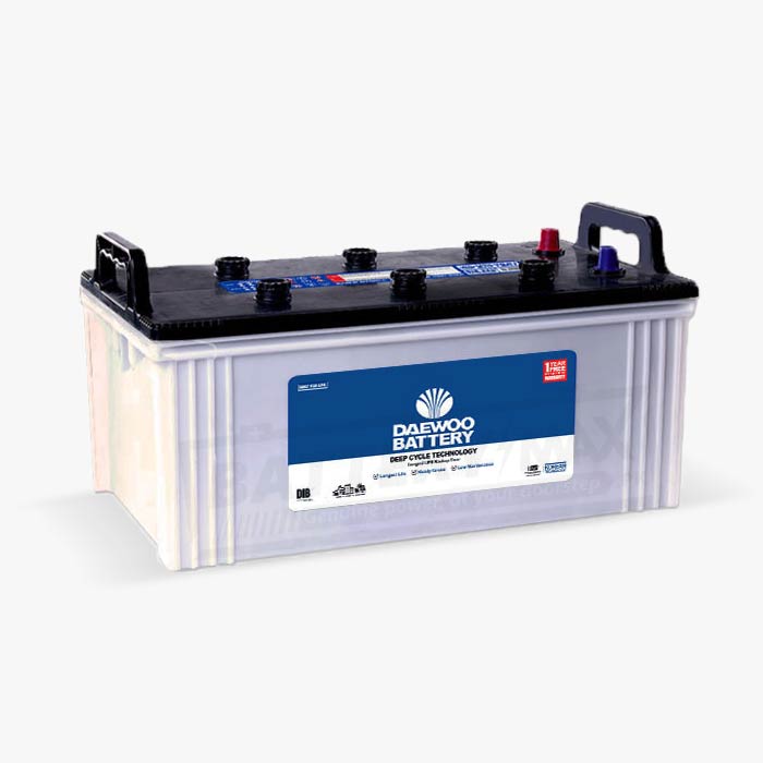 Daewoo DIB-260 Deep Cycle Lead Acid UPS & Solar Battery | 220 Ah