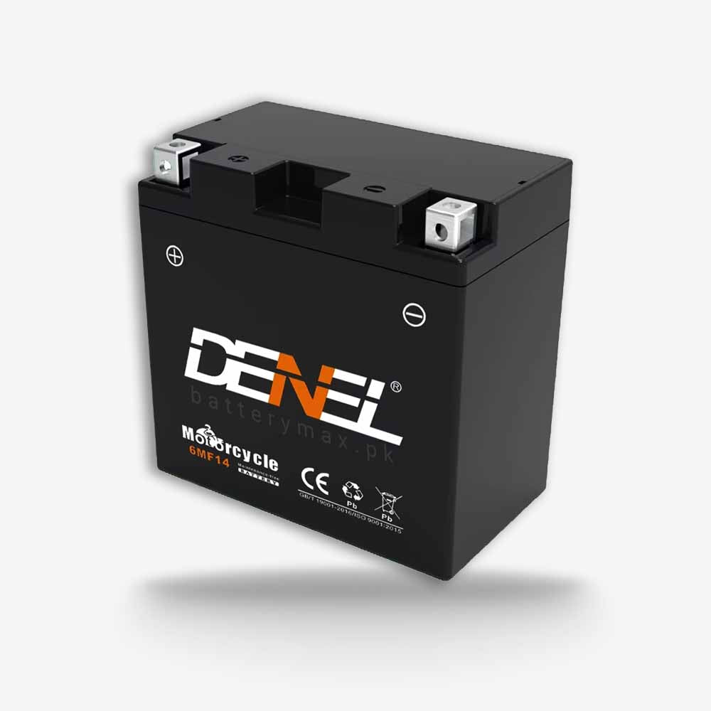 DENEL 6MF14 Lead Acid Dry Battery | 14 Ah