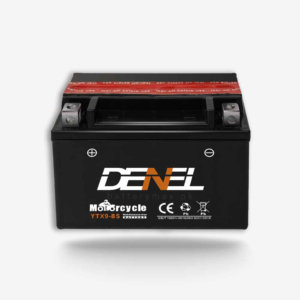 DENEL YTX9-BS Lead Acid Dry Battery | 9 Ah