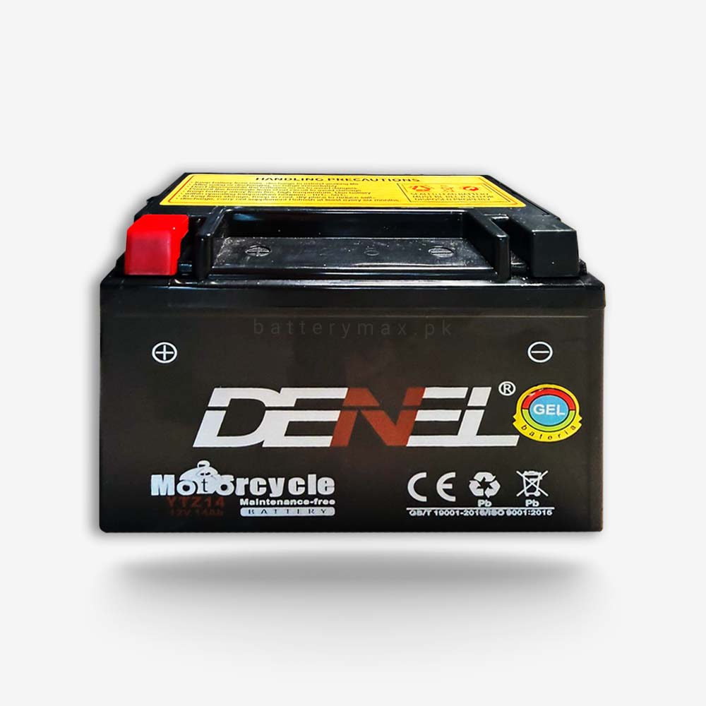 DENEL YTZ14 Lead Acid Dry Battery | 14 Ah