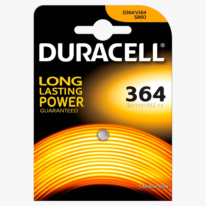 Duracell Button Cell 364 SR60 Silver Oxide Battery | 1 Pack