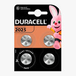 Duracell Button Cell CR2025 Lithium Manganese Dioxide (Li-MnO2) Battery | 4 Pack