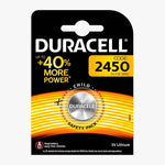 Duracell Button Cell CR2450 Lithium Manganese Dioxide (Li-MnO2) Battery | 1 Pack