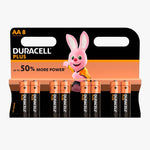 Duracell Plus AA LR6 Alkaline Battery | 8 Pack