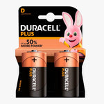 Duracell Plus D LR20 Alkaline Battery | 2 Pack