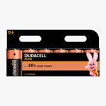Duracell Plus D LR20 Alkaline Battery | 6 Pack