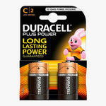 Duracell Plus Power C LR14 Alkaline Battery | 2 Pack