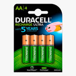 Duracell Recharge Ultra AA 2500mAh Rechargeable HR6 NiMH Battery | 4 Pack