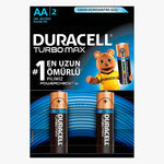 Duracell Turbo Max AA LR6 Alkaline Battery | 2 Pack