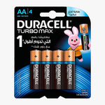 Duracell Turbo Max AA LR6 Alkaline Battery | 4 Pack
