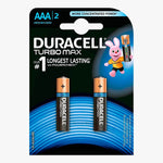 Duracell Turbo Max AAA LR03 Alkaline Battery | 2 Pack