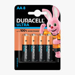 Duracell Ultra AA LR6 Alkaline Battery | 8 Pack