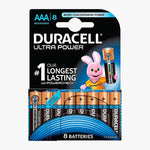 Duracell Ultra Power AAA LR03 Alkaline Battery | 8 Pack
