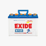 EXIDE N105 Lead Acid Car Battery | 80 Ah | 13PL