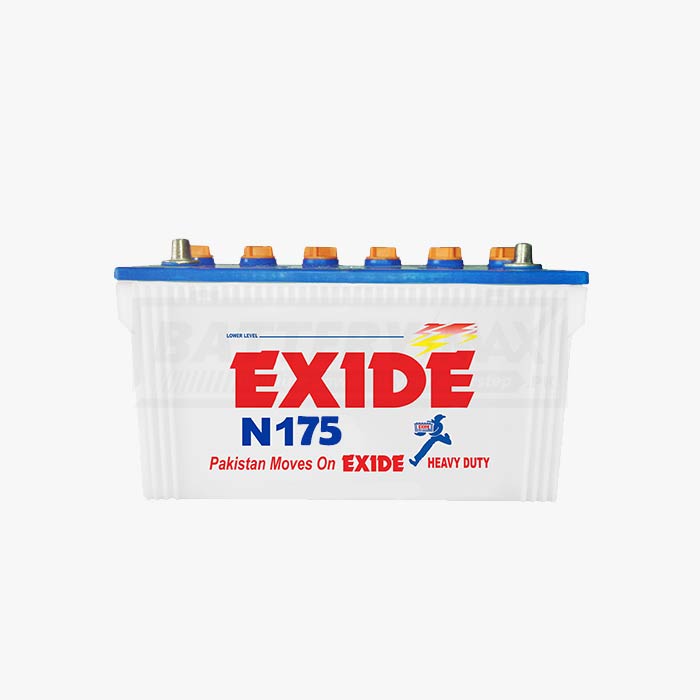 EXIDE N175 Lead Acid Car Battery | 125 Ah | 19PL