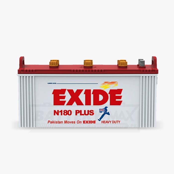 EXIDE N180 Plus Lead Acid Car Battery | 130 Ah | 21PL