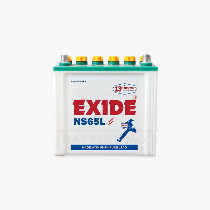 EXIDE NS65L Lead Acid Car Battery | 45 Ah | 11PL