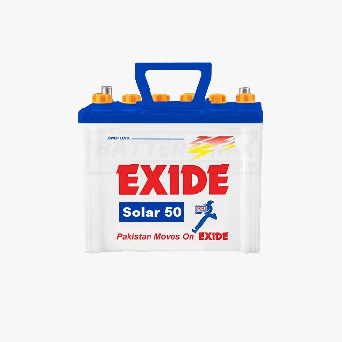 EXIDE SOLAR-50 Deep Cycle Lead Acid UPS & Solar Battery | 20 Ah | 5PL