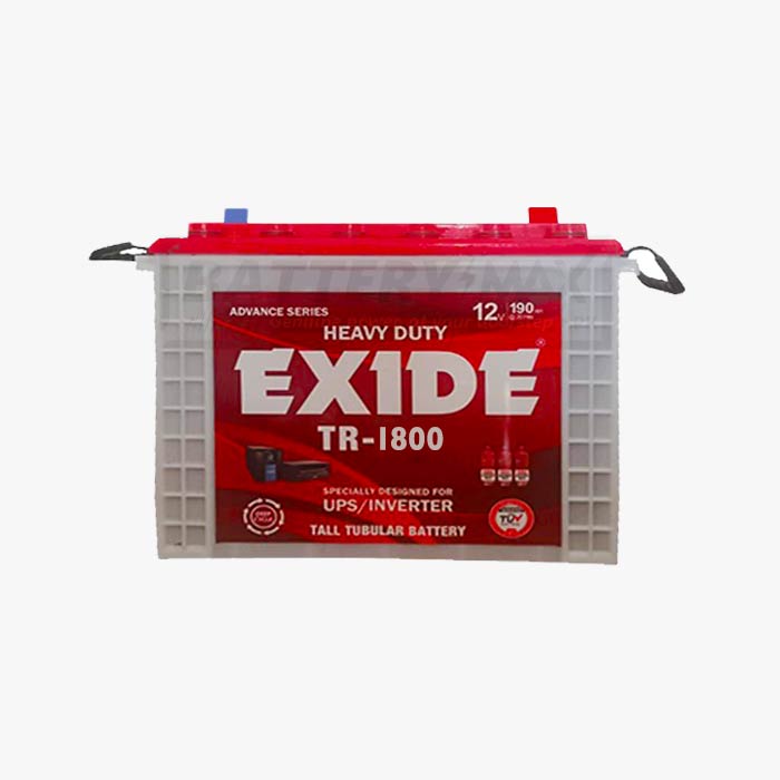 EXIDE TR-1800 Deep Cycle Lead Acid Tubular UPS & Solar Battery | 185 Ah | 5PL
