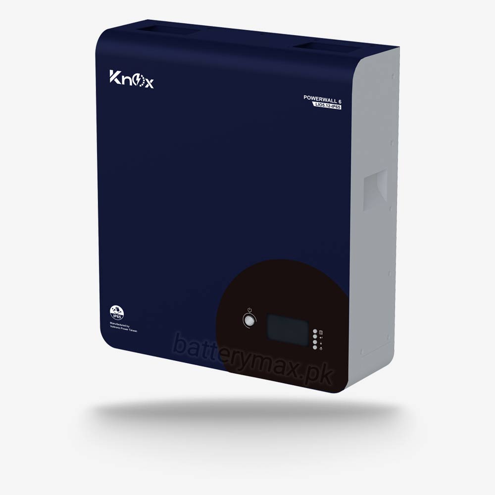 Knox LIO5.12-IP65 51.2V 100Ah 5.1kWh Lithium Iron Phosphate LiFePO4 (LFP) UPS and Solar Lithium Battery