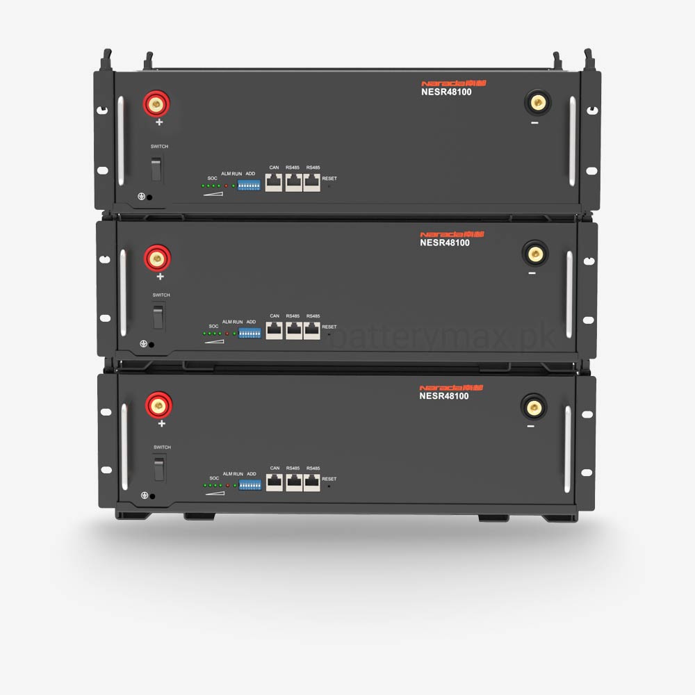 Narada NESR48100-16S 51.2V 100Ah 5.1kWh Lithium Iron Phosphate LiFePO4 (LFP) UPS and Solar Lithium Battery