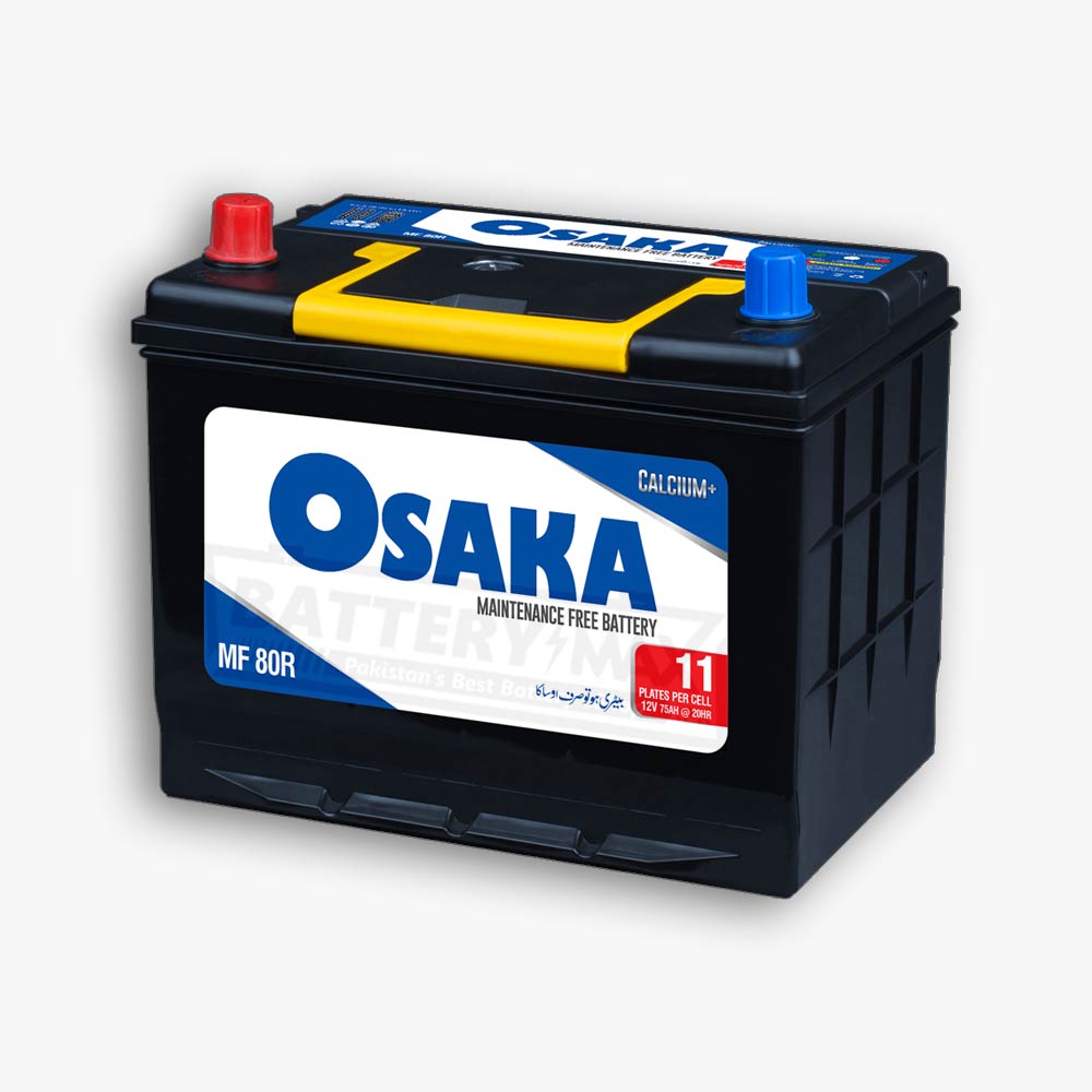 Osaka MF-80R Lead Acid Dry Car Battery | 50 Ah | 9PL
