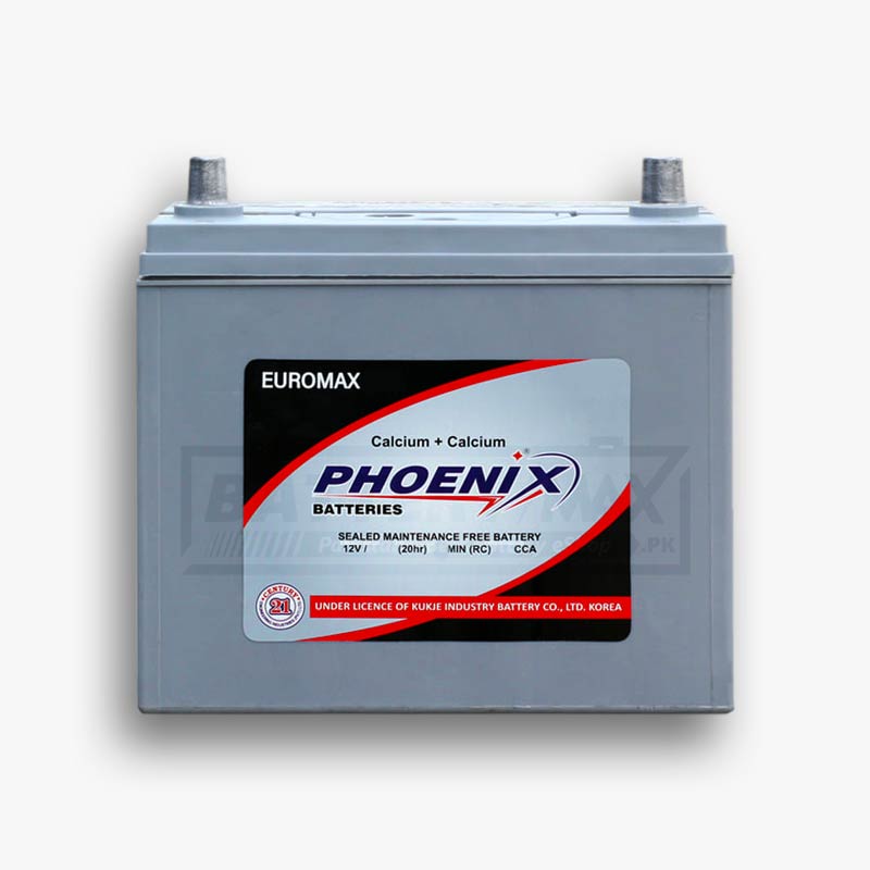Phoenix EUROMAX-100L Lead Acid Dry Car Battery | 75 Ah | 13PL