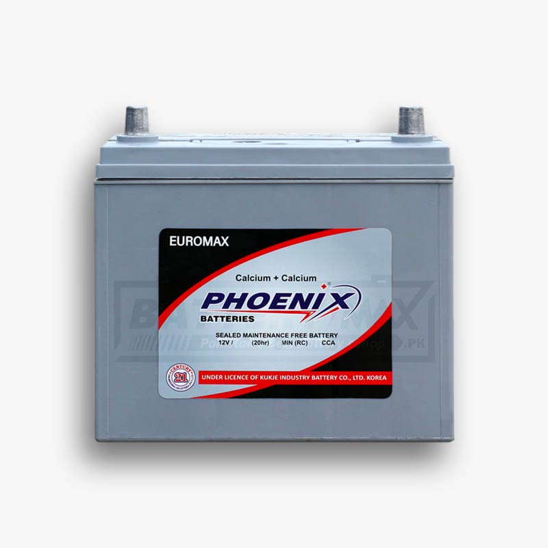 Phoenix EUROMAX-75R Lead Acid Dry Car Battery | 55 Ah | 13PL