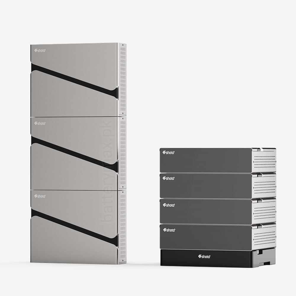 Shoto HP10-Box5 Pro 51.2V 100Ah 5.1kWh Lithium Iron Phosphate LiFePO4 (LFP) UPS and Solar Lithium Battery