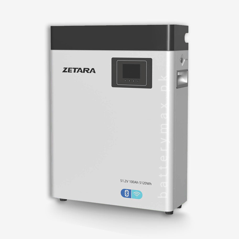 Zetara IP20 51.2V 100Ah (5.1kWh) Lithium Battery