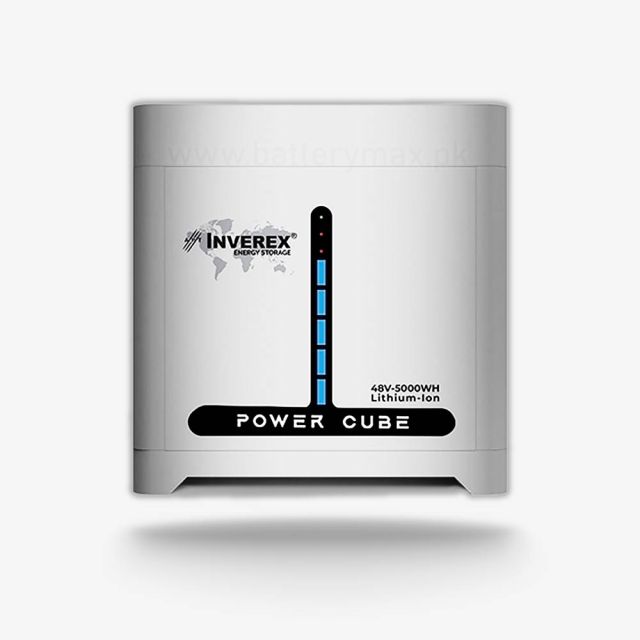 Inverex INV48-5000WH 51.2V 100Ah 5.1kWh Lithium Iron Phosphate LiFePO4 (LFP) UPS and Solar Lithium Battery