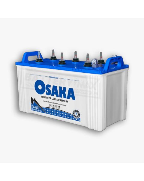 Osaka TA-1600 Supreme Deep Cycle Lead Acid Unsealed Tubular UPS & Solar Battery