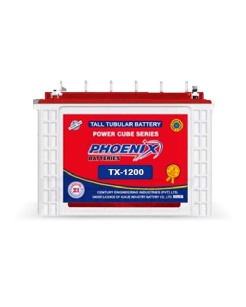 Phoenix TX-1200 Tubular Battery Lead Acid Battery for Car and UPS