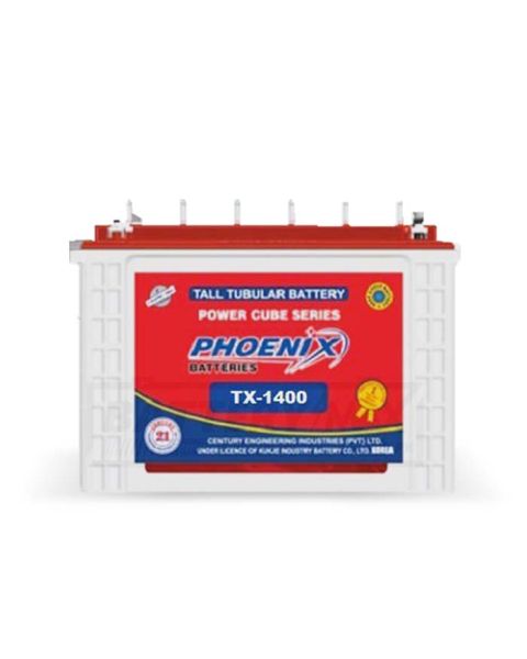 Phoenix TX-1400 Tubular Battery Lead Acid Battery for Car and UPS
