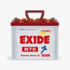 EXIDE N70 Unsealed Lead Acid Battery for Car and UPS