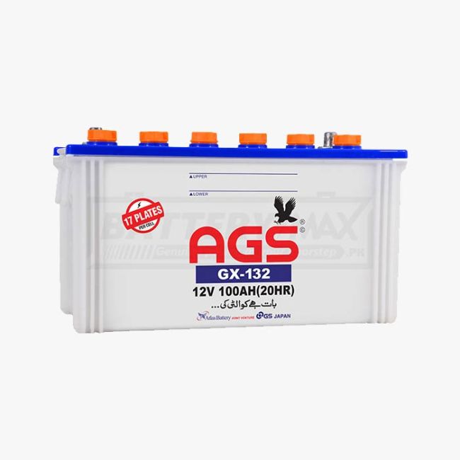 AGS GX-132 Lead Acid Unsealed Car Battery